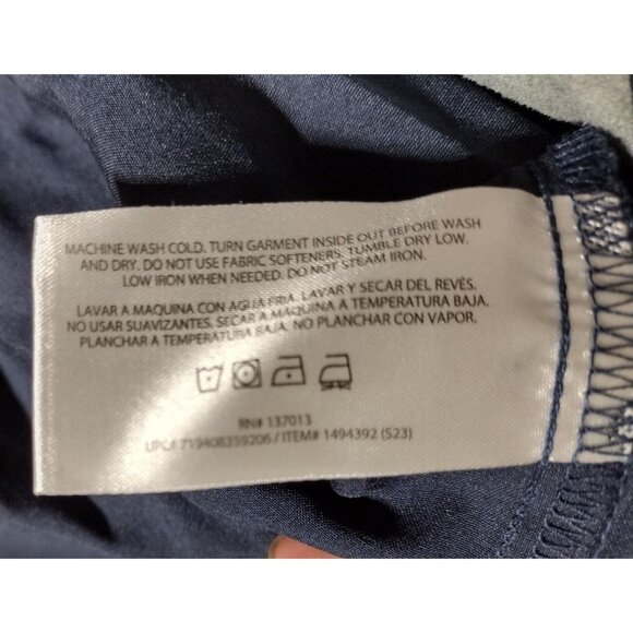 Orvis Men's Short Sleeve Performance Tech Shirt L‎ Navy Blue Button Down - Picture 6 of 8